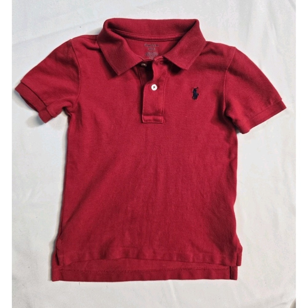 Ralph Lauren Baby Boys Polo Shirt Red 24 Months